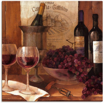 Art-Land Vintage Wein 40x40cm
