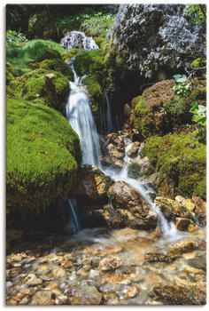 Art-Land Kleiner Wasserfall in den Bergen 20x30cm