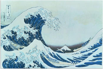 Art-Land Die grosse Welle von Kanagawa 1831 60x40cm