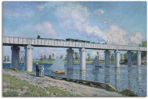 Art-Land Die Eisenbahnbrücke von Argenteuil 120x80cm