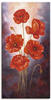 Artland Wandbild »Mohn V«, Blumen, (1 St.), als Leinwandbild, Poster in...