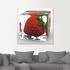 Art-Land Erdbeere in Eis 50x50cm