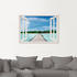 Art-Land Fensterblick Tropisches, maledivischen Paradies 70x50cm