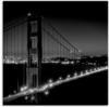 Artland Leinwandbild »Golden Gate Bridge am Abend I«, Amerika, (1 St.), auf