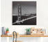 Art-Land Golden Gate Bridge am Abend Monochrom 70x70cm