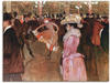 Artland Leinwandbild »Der Tanz im Moulin Rouge, 1890«, Gruppen & Familien, (1...