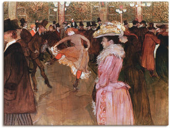 Art-Land Der Tanz im Moulin Rouge 1890 80x60cm
