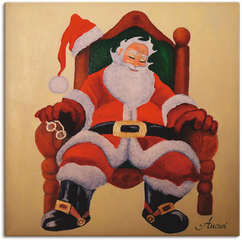 Art-Land Schlafender Weihnachtsmann 70x70cm