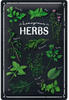Nostalgic-Art Retro Blechschild, 20 x 30 cm, Homegrown Herbs – Geschenk-Idee...