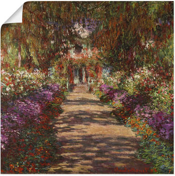 Art-Land Weg in Monets Garten in Giverny 1902 70x70cm