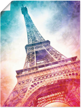 Art-Land Moderne Kunst PARIS Eiffelturm 60x80cm