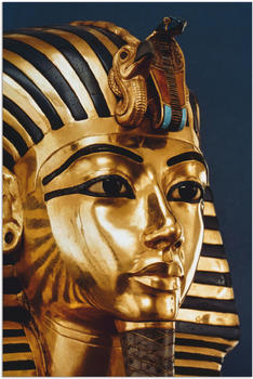 Art-Land Grabmaske von König Tutanchamun, um 1342 v.Ch. 40x60cm