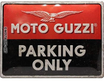 Nostalgic Art Moto Guzzi Parking Only 40x30cm