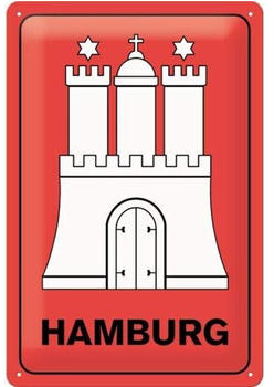 Nostalgic Art Hamburg Hamburg Wappen 20x30cm