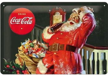 Nostalgic Art Coca Cola Santa Claus Jutesack 30x20cm