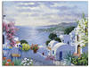 Artland Wandbild »Funkelndes Griechenland«, Gewässer, (1 St.), als Leinwandbild,