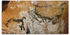 Art-Land Höhle von Lascaux 17000 v. Chr. Gesamtansicht der 'Szene des Schachtes' 100x50cm