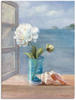 Artland Leinwandbild »Küsten Blumen I«, Arrangements, (1 St.), auf Keilrahmen