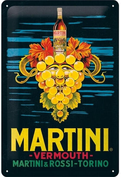 Nostalgic Art Martini Vermouth Grapes 20x30cm