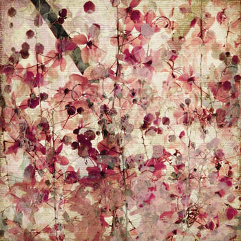 Livingwalls Vintage Blumen-Muster 50x50cm (DD123299)