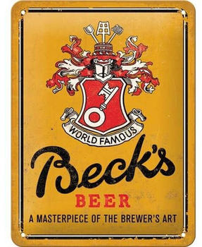 Nostalgic Art Beck's World Famous Beck's Beer 15x20cm