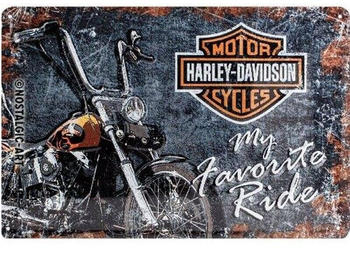 Nostalgic Art Harley-Davidson Favourite Ride 30x20cm
