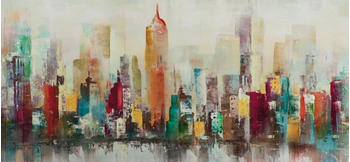 imageLAND Farbenfrohe Skyline 150x70cm (1839348)
