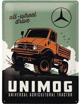 Nostalgic Art Daimler Truck Unimog 30x40cm