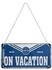 Nostalgic Art Pan Am On Vacation 20x10cm