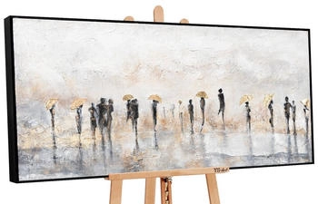 YS-Art Sommerregen mit Rahmen 200x100cm