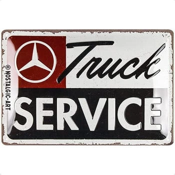 Nostalgic Art Daimler Truck Service 30x20cm Nostalgic Art Daimler Truck Service 30x20cm