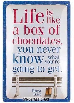 Nostalgic Art Forrest Gump Chocolate 20x30cm Nostalgic Art Forrest Gump Chocolate 20x30cm