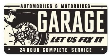 Nostalgic Art Best Garage Garage 20x10cm