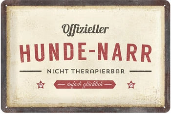 Nostalgic Art Blechschild Hunde-Narr (20x30cm)