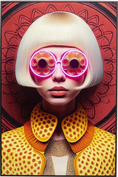 KARE Bild Fancy Blonde Lady 120x80cm
