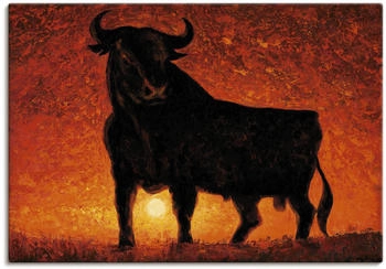 Art-Land Andalusischer Stier 100x70 cm