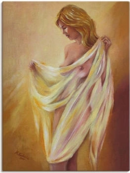 Art-Land Akt mit Tuch 60x80 cm