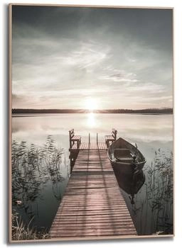 Reinders Wandbild Scandic Jetty Holzsteg am See (SMF47982)