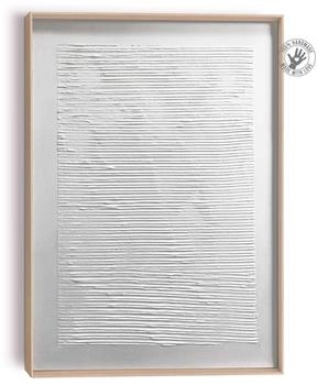 Reinders Gerahmtes Bild Reading mit Gipsstruktur (89480)