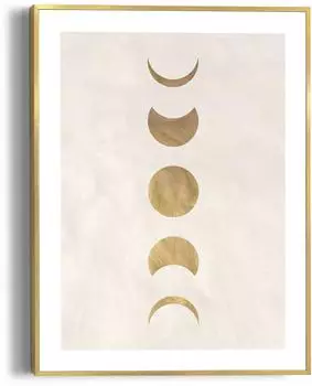 Reinders Wandbild Moonphases Gold (90314)