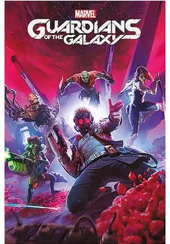 Marvel Poster, Filmposter Guardins of the Galaxy Video Game 61x91,5 cm