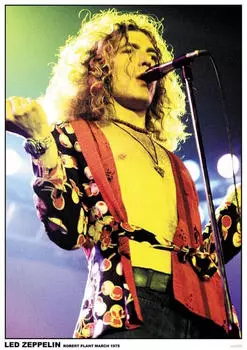 Wall-Art Poster Led Zppelin Robert Plant, Plakat (59,4 x 84,1 cm)