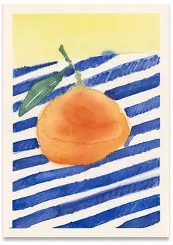 Paper Collective Orange Poster, 30 x 40 cm