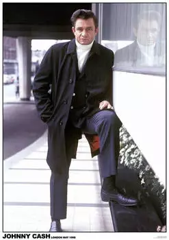 Wall-Art Poster Johny Cash London 1968, Plakat (59,4 x 84,1 cm)