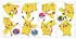 Pokémon Wandsticker-Set Pikachu