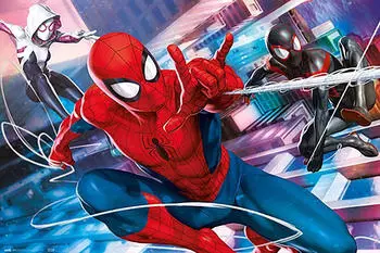 Spider Man Poster, Filmposter Spider-Man, Miles Morales and Gwen 91,5x61 cm