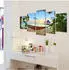 vidaXL Leinwand Wandbild Set Hängematte Strand 200x100cm (241563)