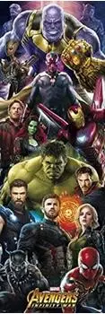 Marvel Filmposter : - Infinity War, Plakat (53 x 158 cm)