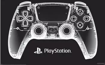 Wall-Art Gaming Poster PlayStation X-Ray Pad 91,5x61 cm