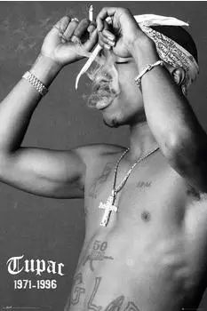 Wall-Art Musik Poster Tupac Smoke 61x91,5 cm